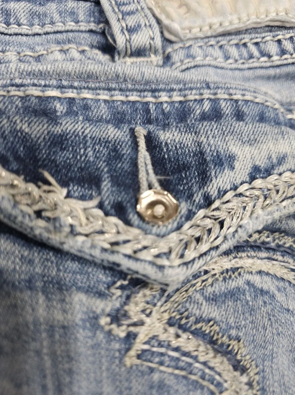 Silver Jeans inseam shown
